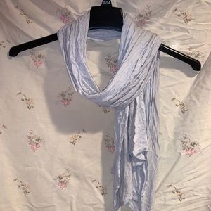 Grey jersey scarf